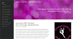 Desktop Screenshot of dancecentralpa.com